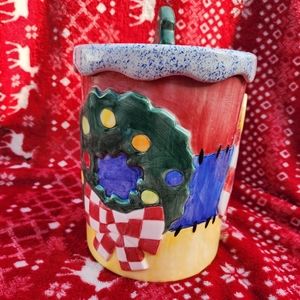 Christmas Cookie Jar 14 in tall